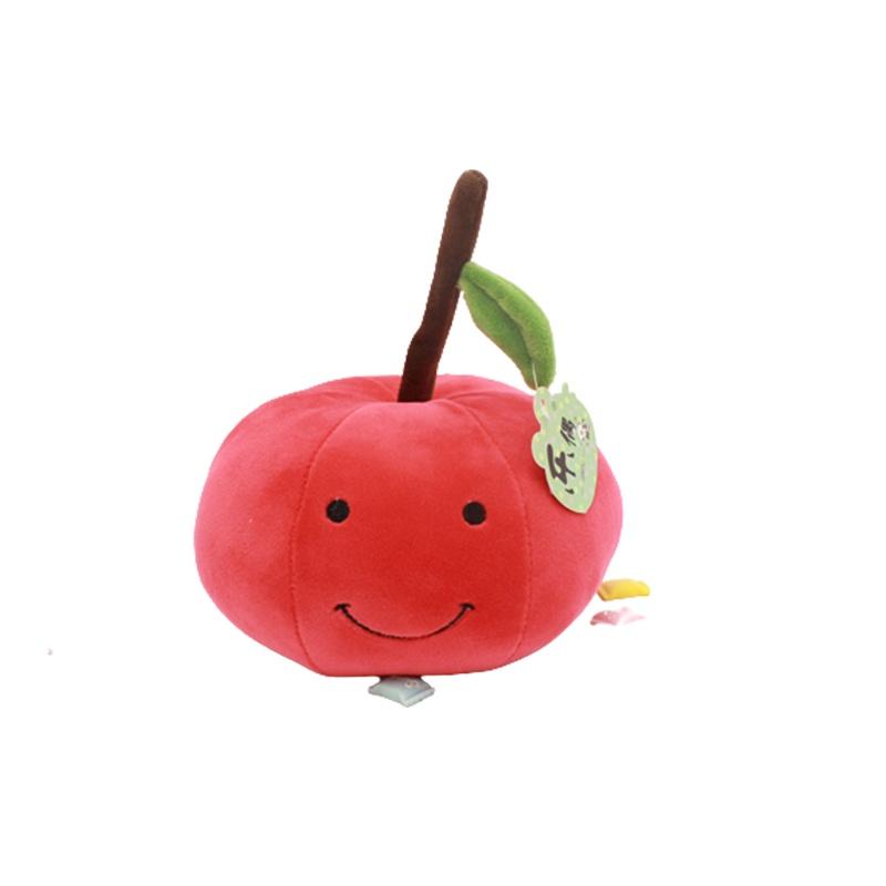 Cuddly Plush Fruits Vegetables Keychain Pendant Dolls Banana Orange Peach Eggplant Carrot