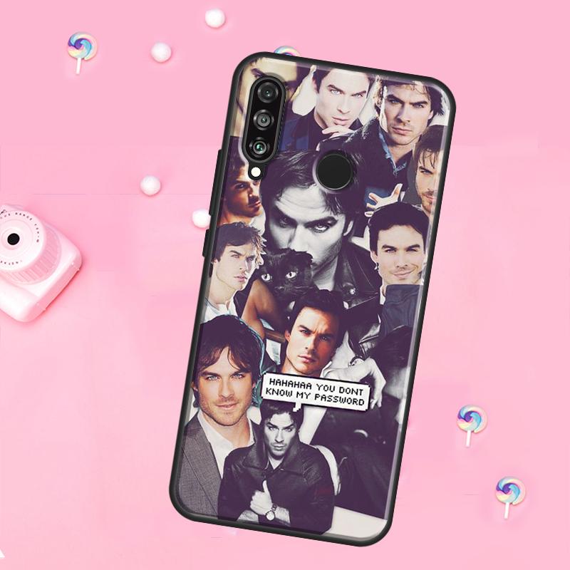 Damon Salvatore The Vampire Diaries For Huawei Nova 12s 12i 8i 11i 9 10 SE Y60 Y70 Y90 Y72 Y73 Y61 Y91 P60 Pro P30 P40 Lite Case