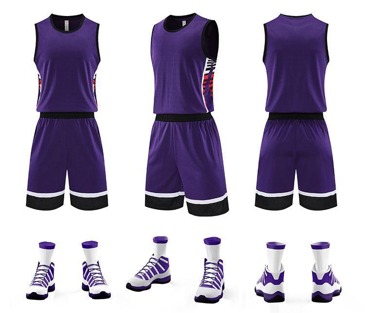 Basketball Suit, Team Uniform, College Student Game, Adult Children'S Men'S And Women'S Training Jerseys, Summer Digital Printing