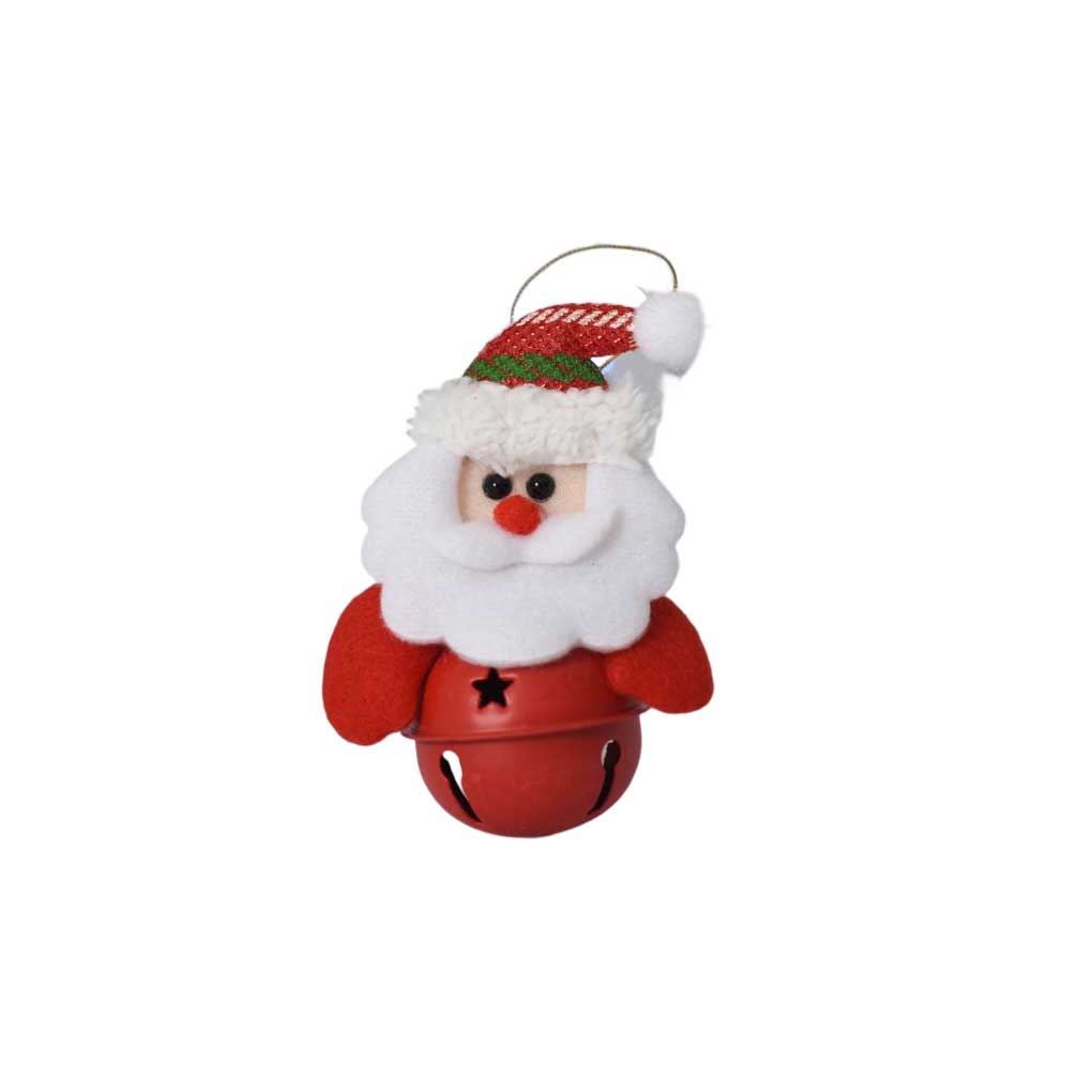 Christmas Tree Bell Hanging Xmas Pendant Decorative DIY Ornament Outdoor Farmhouse Front Door Bar Photography Decoration