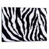 Glasplatte Schneidebrett 52x40 Zebra
