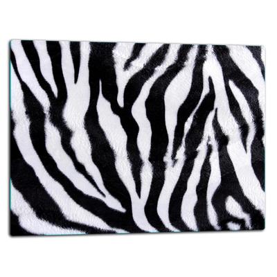 Glass Plate Cutting Board 52X40 Zebra