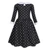 (Dress Bag and Wigs, 8-9 Years) 2023 Movie Wednesday Addams Dress For Girls, Halloween Wednesday Addams Costume Outfit, Kids Cosplay Fancy Dress Up