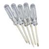 Phillips & Flathead Crystal Screwdriver Set - Transparent Handle, Variety of Lengths
