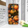 Retro Pumpkin Maple Leaf Flower Phone Case for Honor Huawei 200 Lite 100 400 PRO 80 90 70 X9 X8 Magic 7 6 Lite 5 Pro Soft Cover