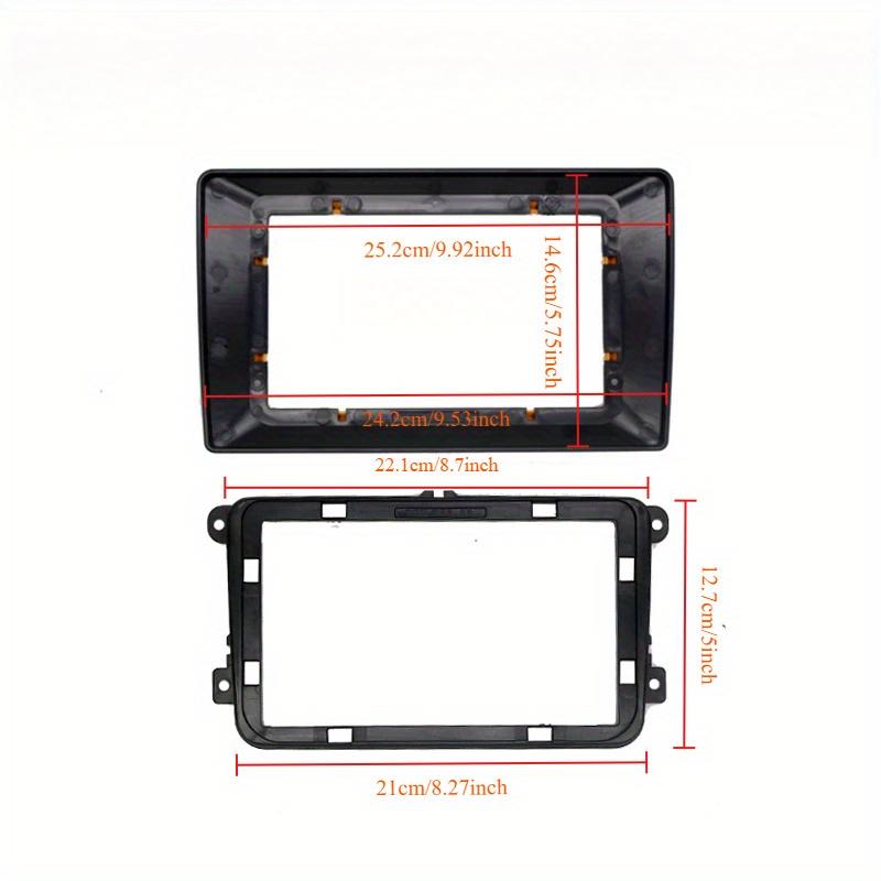 

10in Car Frame for VW Volkswagen Skoda Seat Universal Auto Dash Fascia Trim Bezel Faceplate 10inch For VW