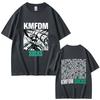 Hot Rock Band Kmfdm Sucks Graphic Tshirt Unisex Women Retro Gothic Punk Streetwear Male Fashion Casual Oversized Crewneck T Shirts
