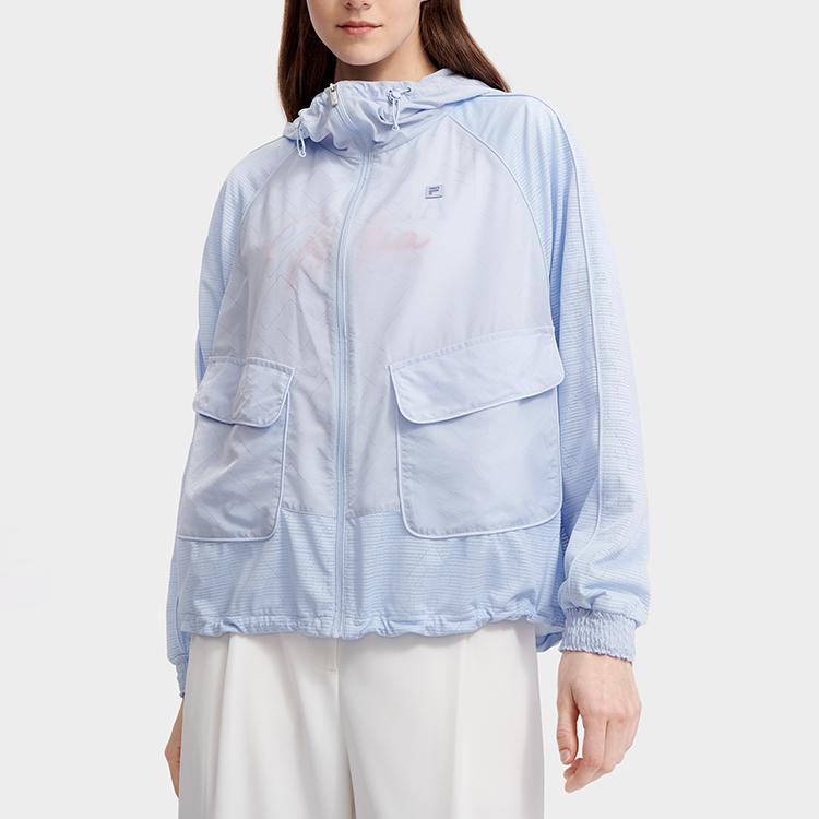 New FILA Jacket Women's Sky Enchantment Blue F11W327702F-LB
