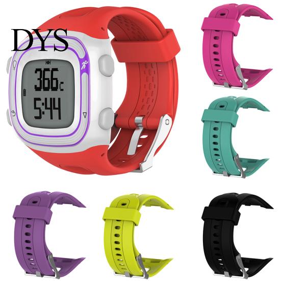 Replacement Silicone Unisex Watch Band Wrist Strap for Forerunner 10/15