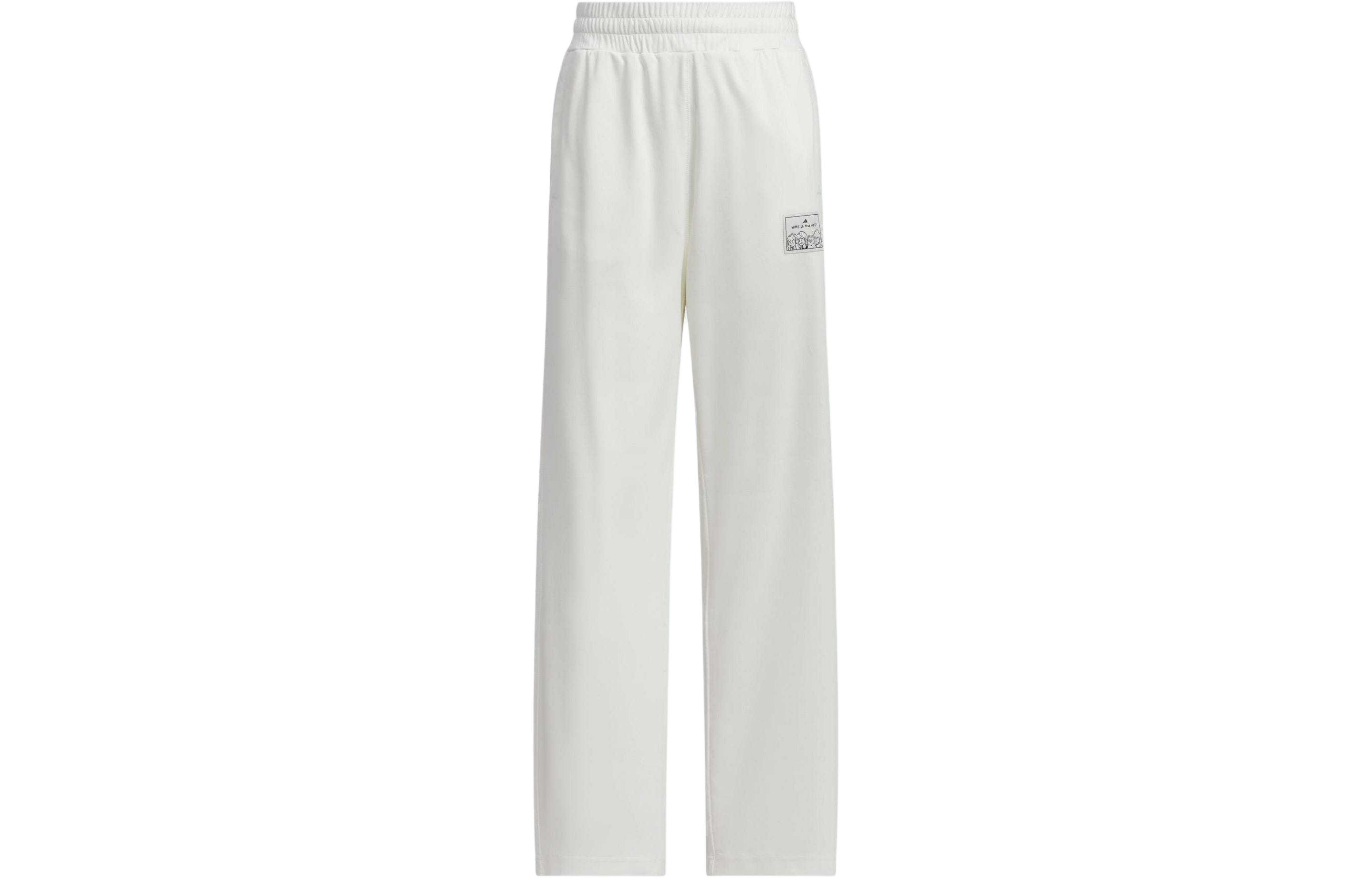 Adidas GRAPHIC KNIT JOGGERS Casual Pants Women s White JN6659 XL