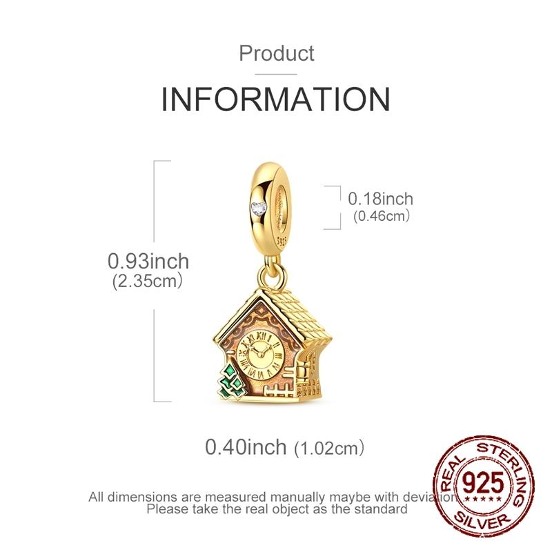 Golden Bell Charms Copper Craft Can Be Opened And Closed Dangle Pendant Fit Bangle Bracelet Necklace Handmade Jewelry