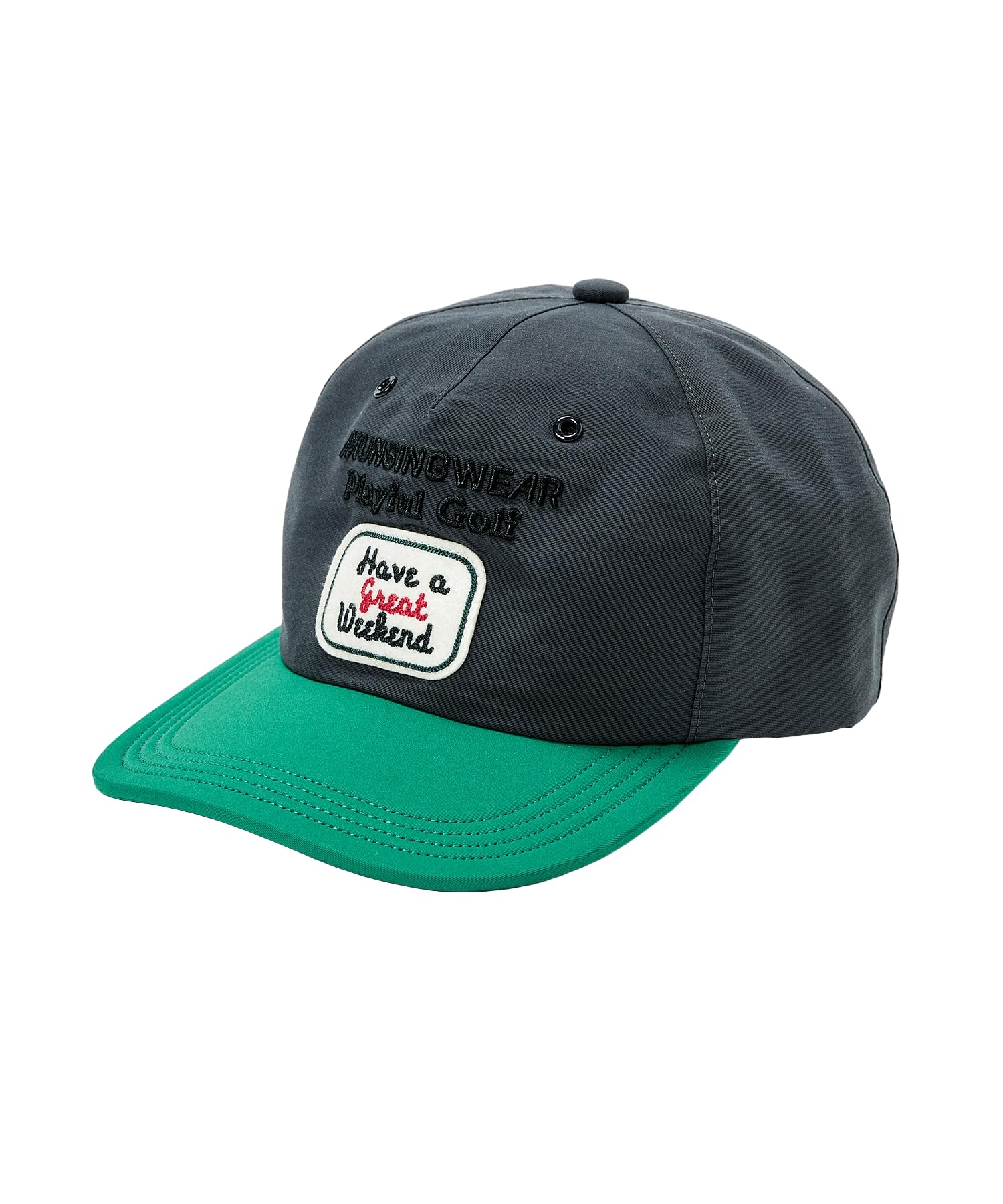 

[Munsingwear] Кепка Гибридная Декоративная Кепка Застежка в Одно Касание Солнцезащитный Козырек Гольф MG4FCP21M Мужская GY00 (Серый)