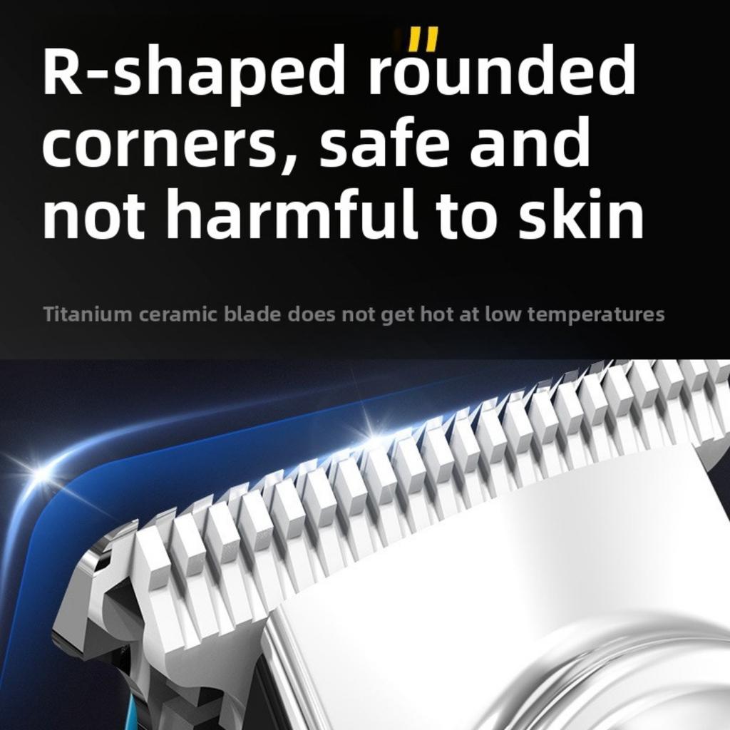 Profesjonalna Elektryczna Maszynka do Włosów z Nasadkami Grzebieniowymi, Cyfrowy Wyświetlacz LED, Przenośne Ładowanie USB, Bezprzewodowa Maszynka do Golenia i Przycinania dla Mężczyzn