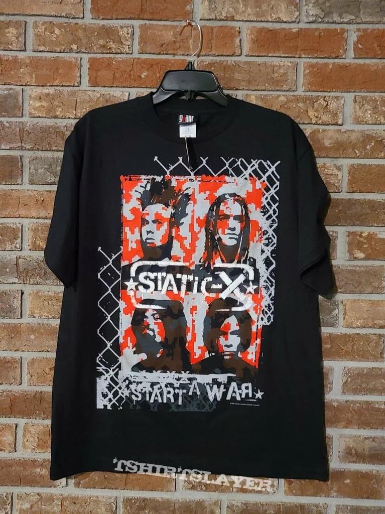 Static-X Rock Band Vintage Black T-shirt Classic Style All Sizes QT3557