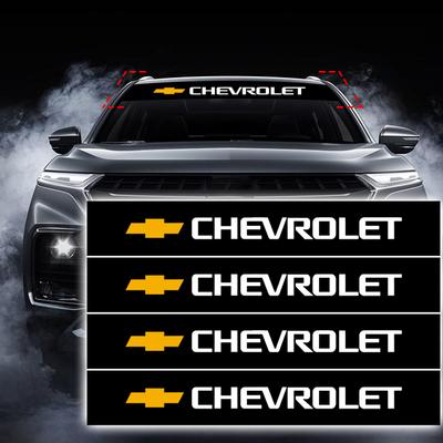 Car Front Windshield Stickers Front and Rear Decorative Emblem For Cruz Mai Rui Bao Cobalt Impala Onix SS Pioneer Explorer Bolt EUV Tahoe