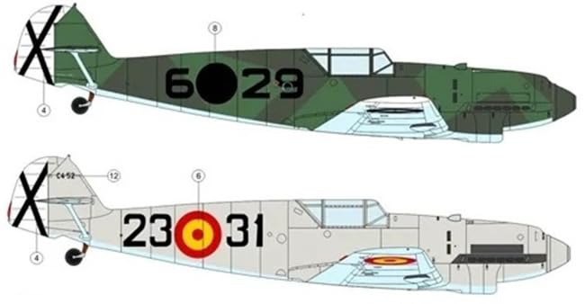 AZ Model Bf109B Over Spain Plastic Model AZM7896 1/72 (Airplane)