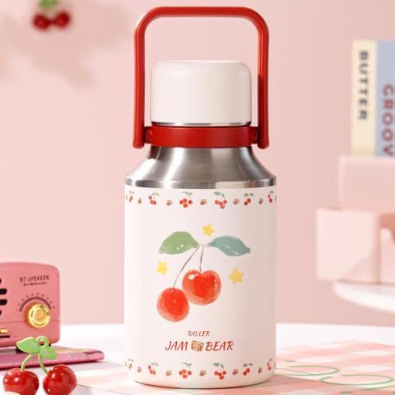 Diller 1000ml Stainless Steel Insulated Water Bottle for Kids