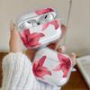 Red Lily Flower Earphone Case for Airpods 4th 3rd 2 Pro 3 2 Shockproof Cover for Airpod 2 3 1 Protective Accessorie Shell Fundas