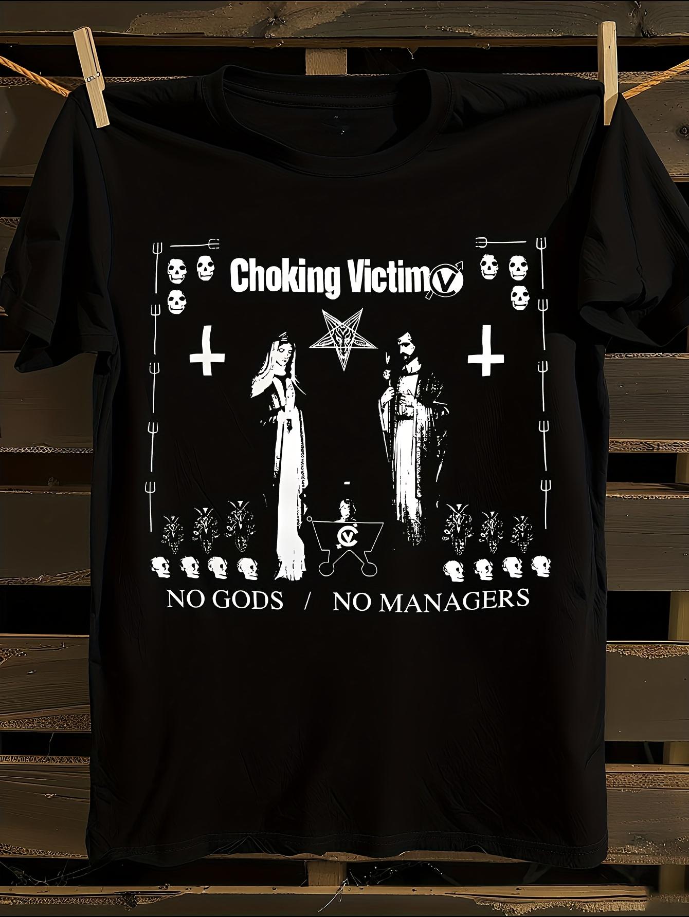 Choking Victim No Gods Masters T-shirt M