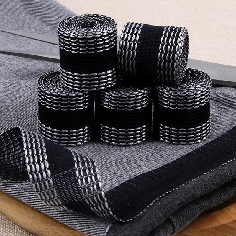 25M Self-Adhesive Pant Paste Tape for Pants Edge Shorten Trousers Patch Clothing Iron-on Hem Fabric Tapes DIY Sewing Supplies