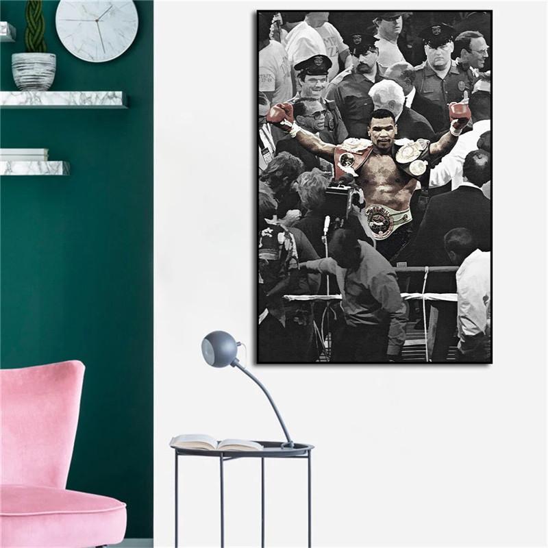 Posters and Prints, Wall Coverings, Boxing Art, Painting, Sports Decoration, Painting