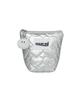 Macni Heart Quilting Standy Pouch Silver