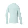 FILA Explorer Classic Comfortable Versatile Slim Fit Elastic Half-Zip Knit Long Sleeve T-Shirt Women Tops Dream-Awakening-Green A11W547203FLG