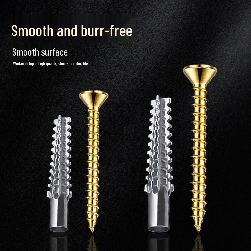 Serrated Metal Expansion Screw for Light Cement Walls - Christmas Tree Barbed Tube