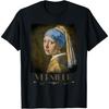 Jan Vermeer Pearl Earring Girl Baroque Painting Cool Art T-Shirt