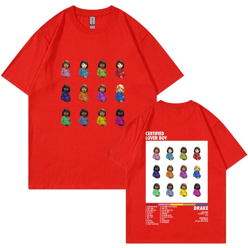 Rapper Drake Certified Lover Boy Album Print Graphic T Shirt Unisex Casual Fashion Tshirt Mens 100 Cotton Oversized Tee Shirt S
