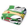 Cartoon Funny Keroro Gunsou Frog Warm Blanket Camping Plush Throw Blanket Aesthetic Couch Chair Flannel Bedspread Sofa Bed Cover