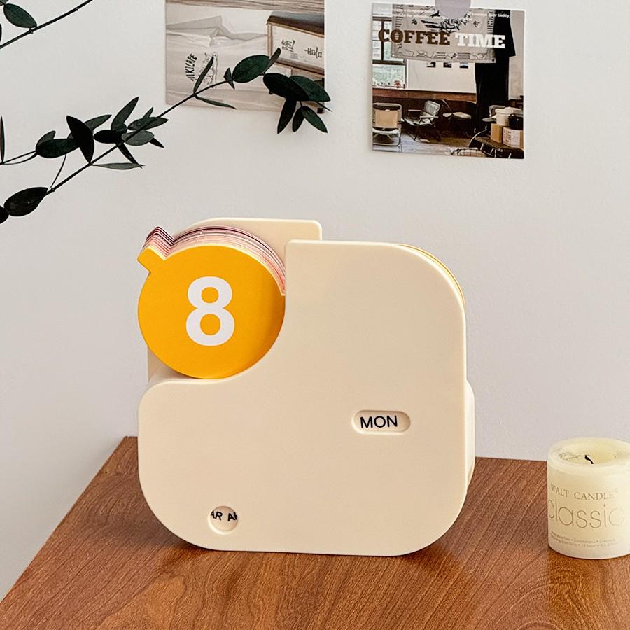 Calendario perpetuo da scrivania alla moda: Mini Design Decorativo Creativo per la Casa o il Soggiorno