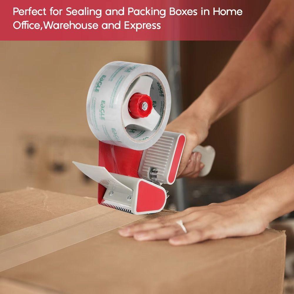 Heavy Duty Roller Tape Dispenser 7.5cm Width Roller Tape Cutter Sealing Tape Holder Stationery