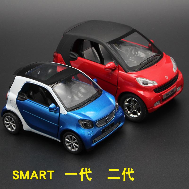 1:32 Mercedes Benz Smart Miniatures Alloy Diecast Model Car Model Sound & Light Toys For Kids Cute And Compact Christmas Gifts