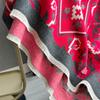 Imitation Kashmir Scarf Flicka Fengsen Pixel Blomma Dubbelsidig High-End Varm Sjal