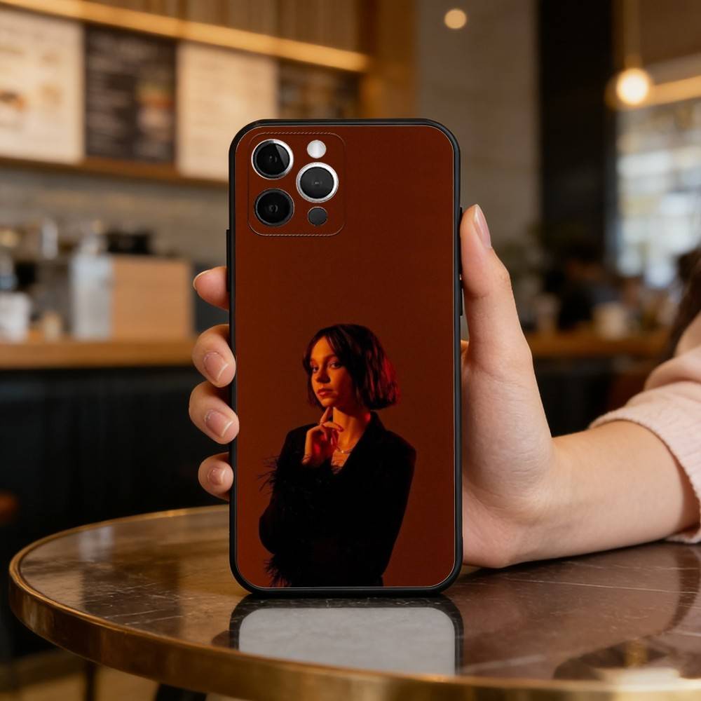 E-Emma M-Myers Phone Case For iPhone 17,16,15,14,13,12,11 Plus,Pro Max,Soft Silicone Black Cover