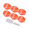 6 Pieces Tuning Keys Head Cap Machine Heads Buttons Handle Replace Parts Decorative Key