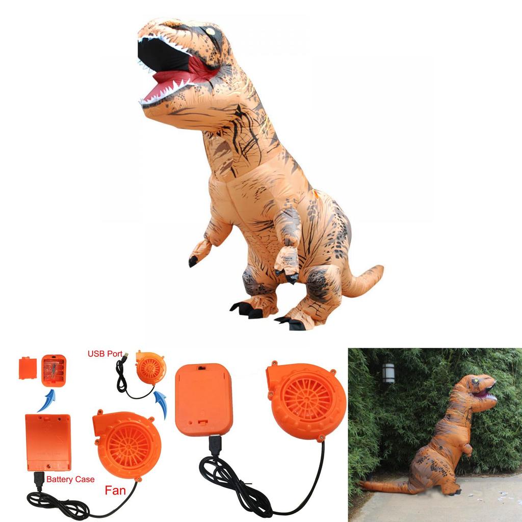 Waterproof Adult T-rex Inflatable Dinosaur Costume Ideal For Fun Cosplay Events