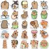 10/30/55pcs Funny Capybara Cartoon Animal Stickers Cute Graffiti Sticker for Kids Toy DIY Notebook Suitcase Phone Decals Packing