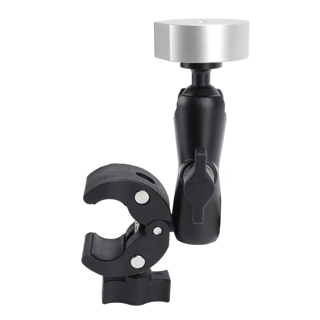 Rv Ladder Mount for Mini ABS Aluminum Alloy Multifunction Adjustable Clamp Mount for Pole RV Trailer Yacht Silver