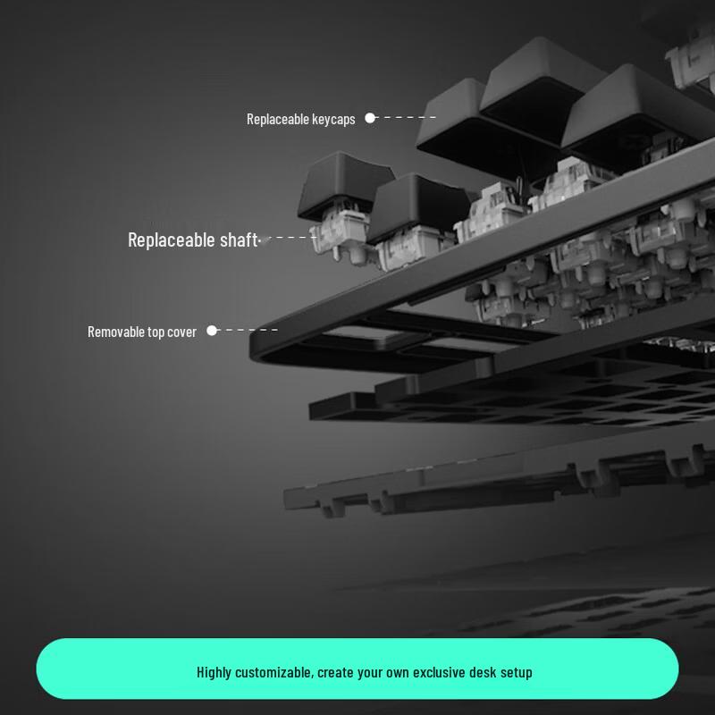 Logitech K868 Tri-Mode Customizable Mechanical Keyboard