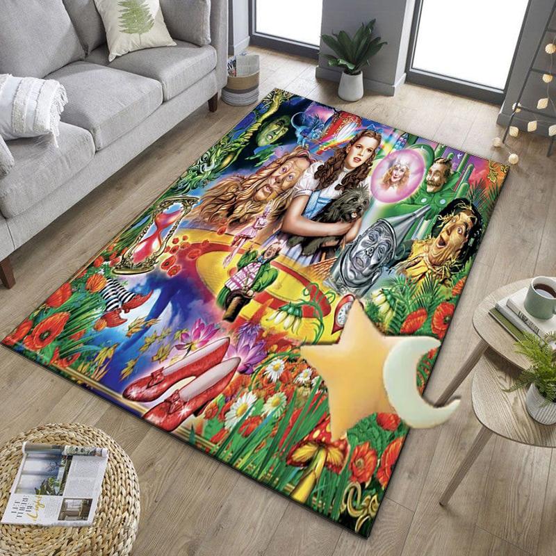 Wonderful Wizard Adventure Office Rug Chair Mat, Game Carpet, Suitable for Front Door, Bedroom, Living Room, Desk, Holiday Gift