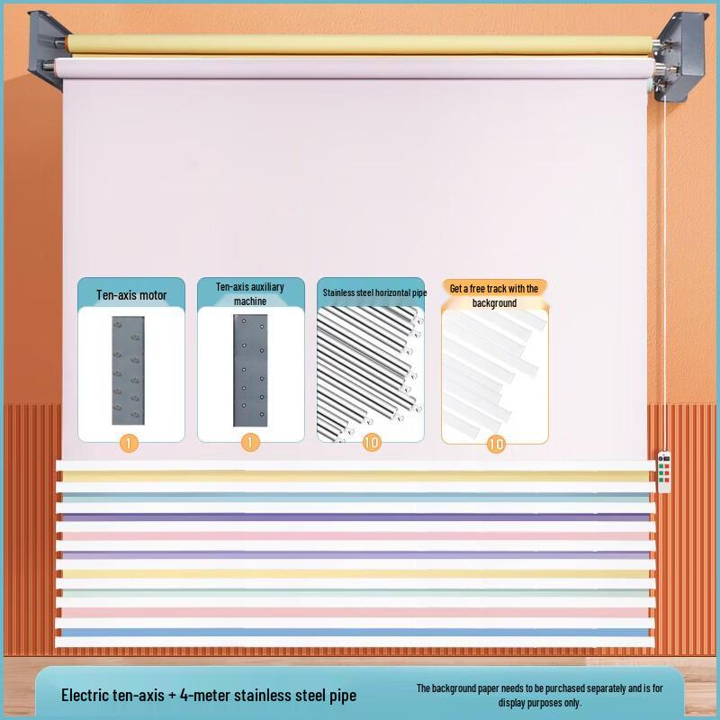 MIAOTU Professional Electric Photo Studio Background Roller System 6.0