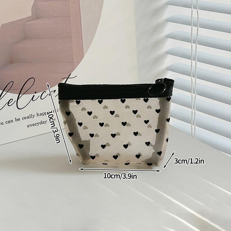 Women Mesh Cosmetic Bag Clear Makeup Bags Travel Storage Make Up Organizer Zipper Toiletry Pouch Portable Lipstick Beauty Case