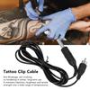 Tattoo Clip Cord Silicone Tattoo Clip Cable Tattoo Machine Power Cord with Straight   Interface Cables