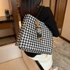 Large Capacity Tote Bag New Style Commuter Mother Bag Female Ins High School Student Shoulder Bag Female Summer