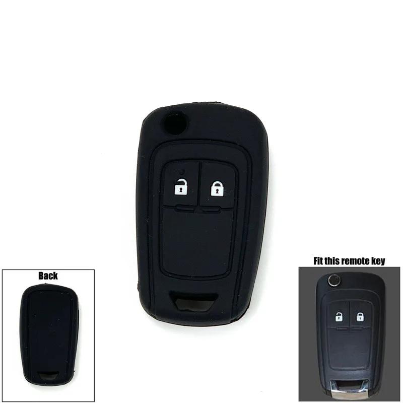 Car Silicone Remote Key Cover Case Fob Shell For Chevrolet Aveo Onix Volt Spark Orlando Trax Camaro Equinox Impala Sonic Cruze