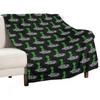 Alien In Space Throw Blanket Flannel Fabric Beach Cosplay Anime Heavy Blankets