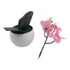 Fake Bonsai Butterfly Orchid Bathroom Decor Butterfly Orchid Bonsai Decoration Pampas Realistic Appearance Low Maintenance