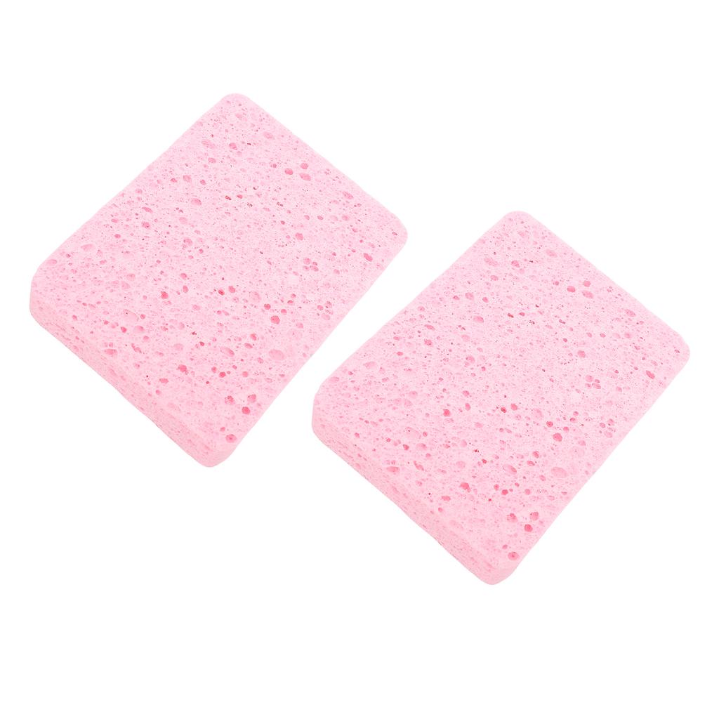 2PCS Rectangle Artist Sponges High Elasticity Reusable Portable Art Water Absorbent Sponge with Storage Box for Painting